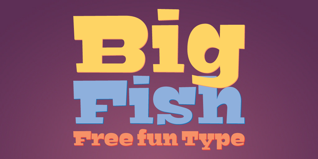 Free fonts - Big Fish