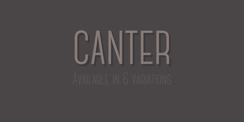 Free fonts - Canter