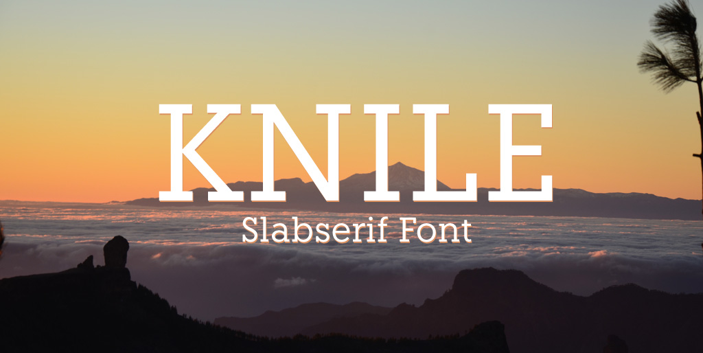 Free fonts - Knile